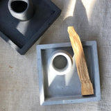 Minimalist Concrete Palo Santo Holder 簡約水泥聖木座