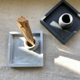 Minimalist Concrete Palo Santo Holder 簡約水泥聖木座