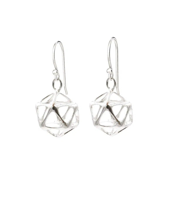 Icosahedron -Yin Earring