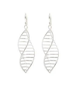 Triple DNA Earrings