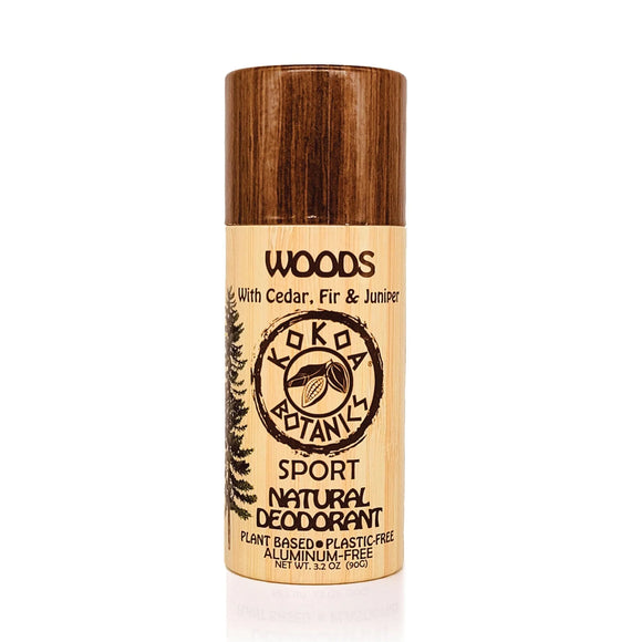 WOODS Natural Deodorant 天然止汗香體膏 - 森林味 ( 雪松、冷杉、杜松子）(90g)