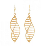 Triple DNA Earrings